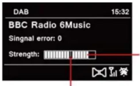 DAB 15:32 BBC Radio 6Music Singnal error: 0 Strength: