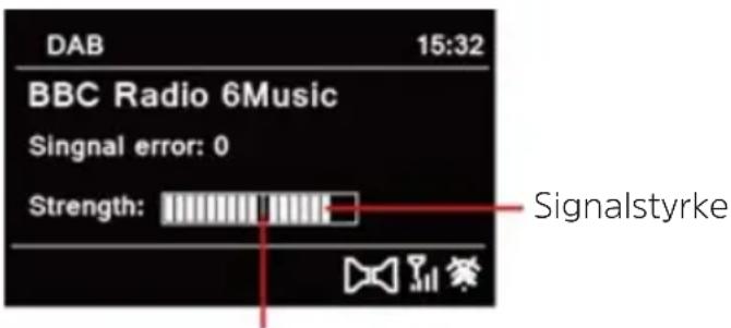 TECHNISAT DigitRadio 631 - Signalstyrke - 1