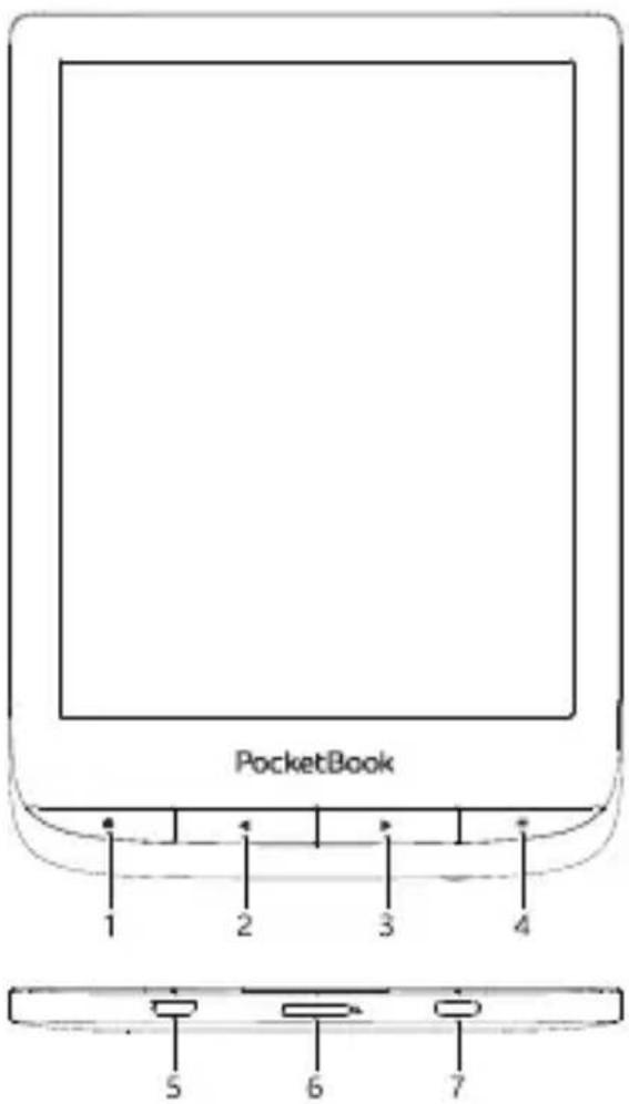 POCKETBOOK Touch Lux 5 - Udseende - 1