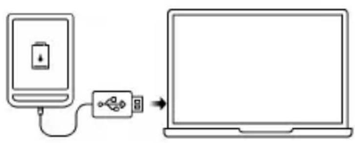 POCKETBOOK Touch Lux 5 - OPLADNING AF BATTERI - 1
