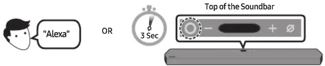 "Alexa" OR Top of the Soundbar