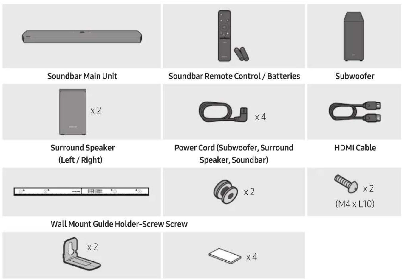 SAMSUNG HW-Q950T - CHECKING THE COMPONENTS - 1