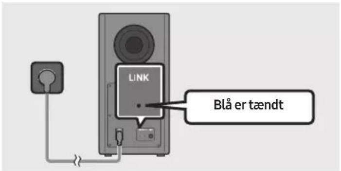 LINK Blå er tændt