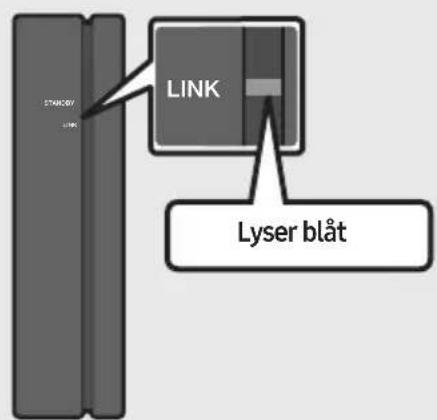 LINK LINK Lyser blåt