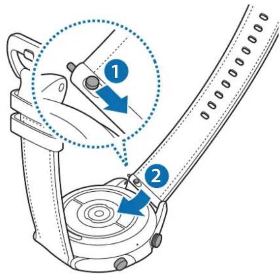 SAMSUNG Galaxy Watch 3 - Montering af urremmen - 2