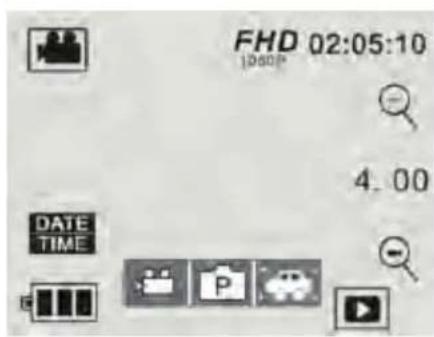 FHD 02:05:10 1000° 4.00 DATE TIME
