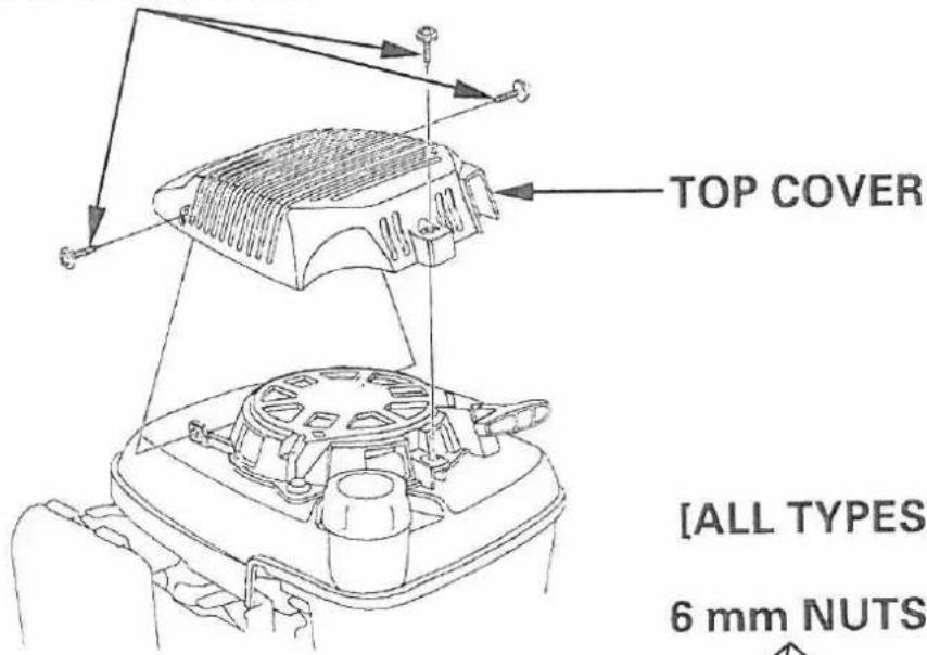 Honda GCV160E - Flywheel brake inspection (applicable types) - 1