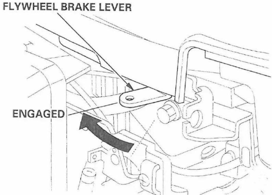 Honda GCV160E - STOPPING THE ENGINE - 2