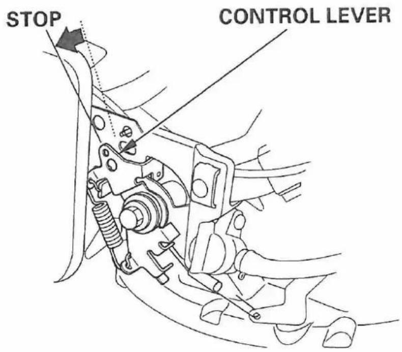 Honda GCV160E - STOPPING THE ENGINE - 3