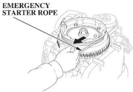 EMERGENCY STARTER ROPE