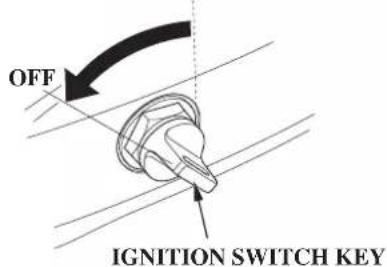 OFF IGNITION SWITCH KEY