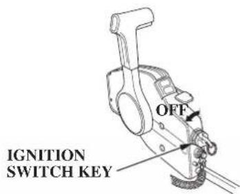OFF IGNITION SWITCH KEY