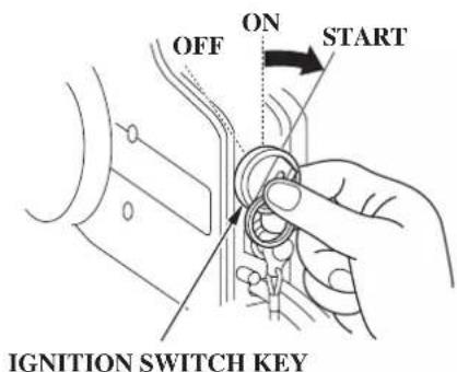 OFF ON START IGNITION SWITCH KEY