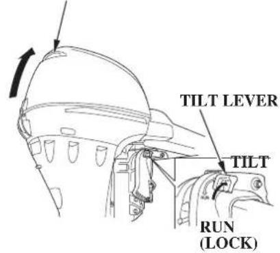TILT LEVER TILT RUN (LOCK)