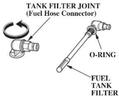TANK FILTER JOINT (Fuel Hose Connector) O-RING FUEL TANK FILTER