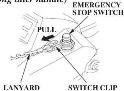 EMERGENCY STOP SWITCH PULL LANYARD SWITCH CLIP
