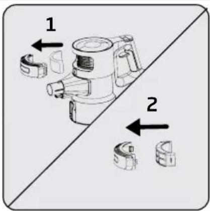 GRUNDIG VCP 8931 - Reinigung des EPA E10-Filters und des Auslassschaums - 5