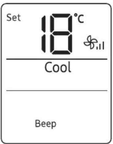 SAMSUNG AR18TXFYAWKX - Beep funktion - 1