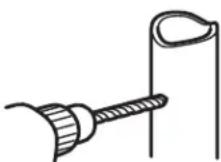 GE GTE19JTNRBB - DRILL THE HOLE FOR THE VALVE - 1