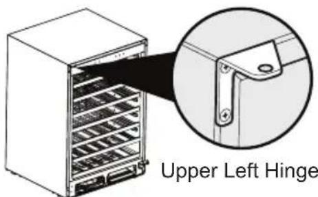 Upper Left Hinge