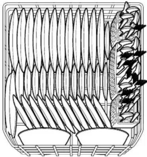 FRIGIDAIRE FFCD2413US - Loading the Bottom Rack - 2