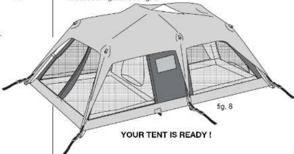 EUREKA Condo - ASSEMBLY INSTRUCTIONS FOR THE CONDO TENT: - 6