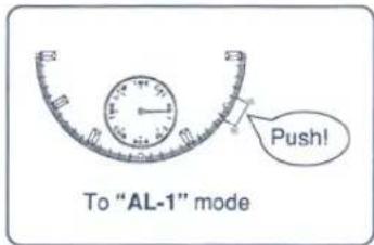To "AL-1" mode Push!