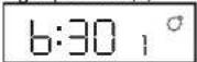 FERROLI DOMIcompact F 30 B - To Set Own ON and OFF times. Symbol in Display = ON time - 1