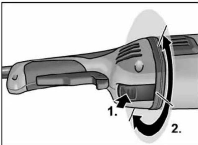 Flex L 26-6 230 - Schalterhandgriff verstellen - 1