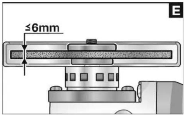 ≤6mm E