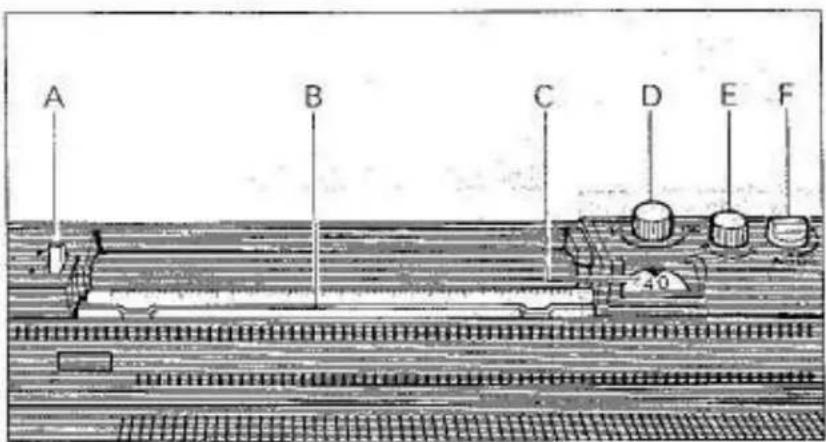Empisal Knitmaster 326 - PATTERN PANEL - 1