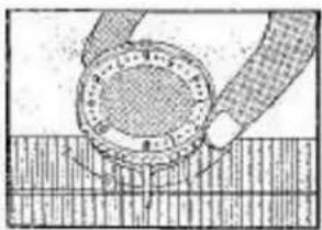 Empisal Knitmaster 326 - TENSION AND STITCH SIZE - 2
