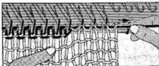 Empisal Knitmaster 326 - UNDOING ROWS - UNRAVELLING - 2