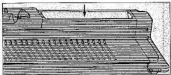 Empisal Knitmaster 326 - THE MAIN PARTS OF THE MACHINE - 1