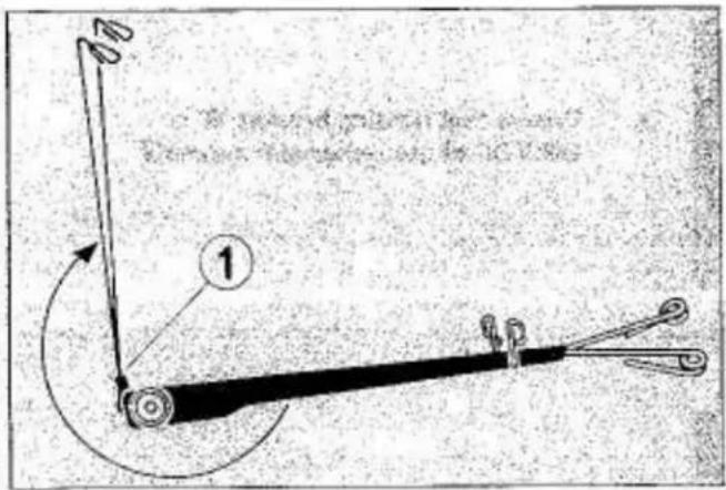 Empisal Knitmaster 326 - YARN BRAKE ASSEMBLY - 1
