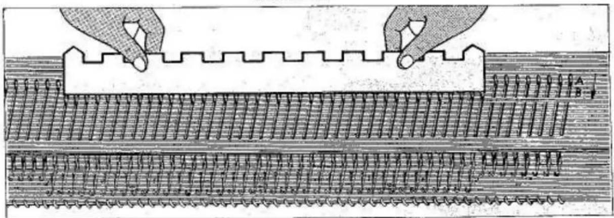 Empisal Knitmaster 326 - IF YOUR TENSION IS TOO LOOSE - - 2