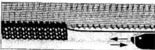 Empisal Knitmaster 326 - AFTER UNRAVELLING - 6