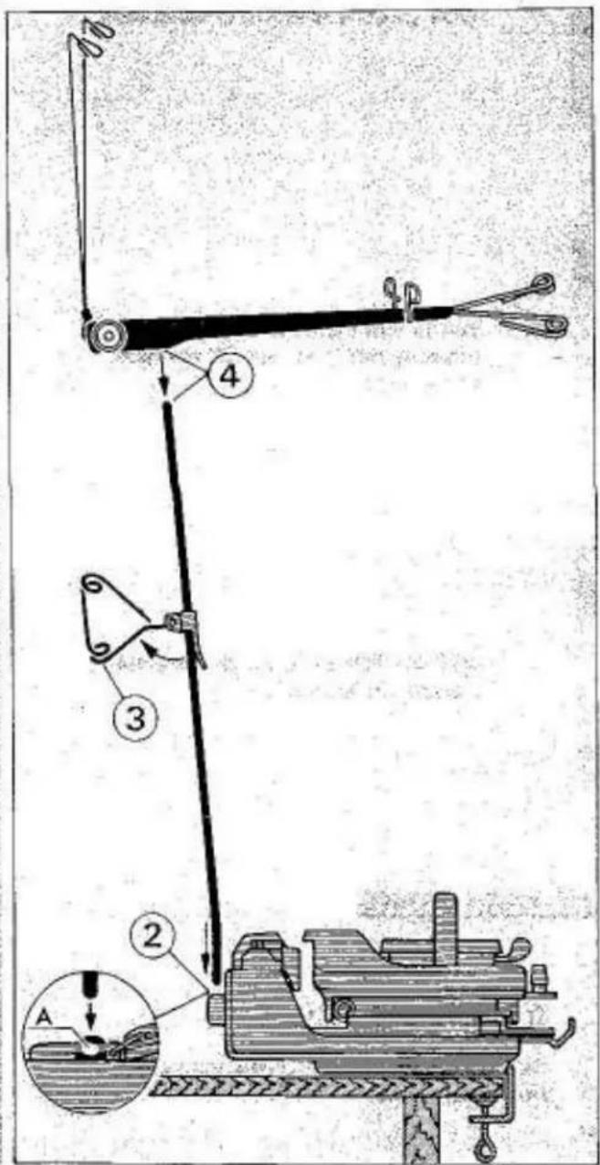 Empisal Knitmaster 326 - YARN BRAKE ASSEMBLY - 2