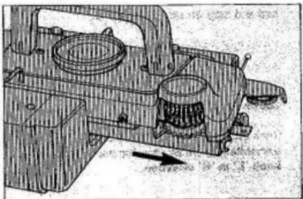 Empisal Knitmaster 326 - IF CARRIAGE IS ACCIDENTALLY REMOVED FROM MACHINE - 1