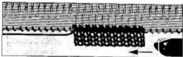Empisal Knitmaster 326 - AFTER UNRAVELLING - 5