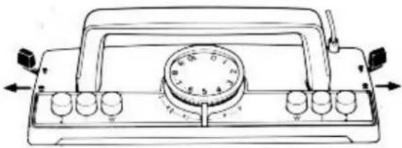 Empisal Knitmaster 305 - THE FUNCTION OF THE PUSH BUTTONS - 1