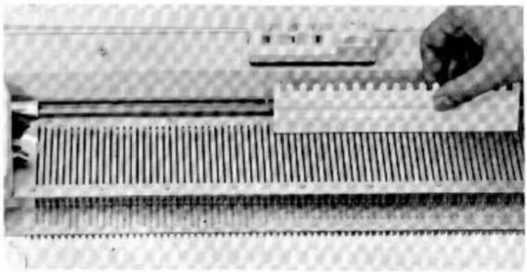 Empisal Knitmaster 305 - THE DIFFERENT NEEDLE POSITIONS - 3