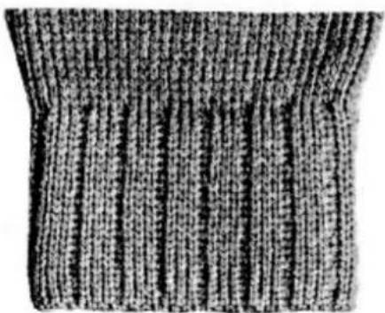 Empisal Knitmaster 305 - KNITTING A 3 BY 1 WELT - 1