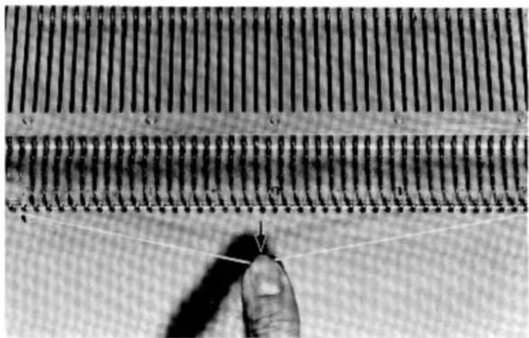 Empisal Knitmaster 305 - THE OPEN EDGE CAST ON - 5