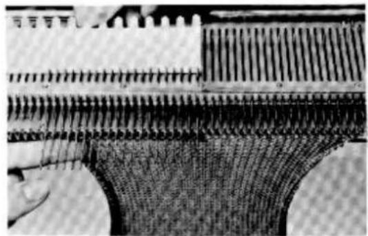 Empisal Knitmaster 305 - KNITTING A 'V' NECK IN A PATTERNED GARMENT - 1