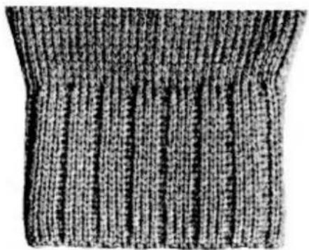 Empisal Knitmaster 305 - KNITTING A 3 BY 1 WELT - 1