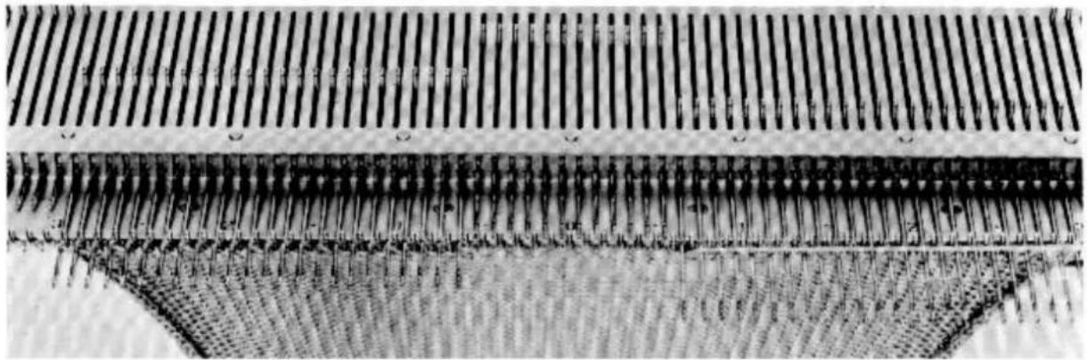 Empisal Knitmaster 305 - PARTIAL KNITTING - DARTS - 2
