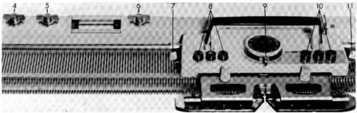 Empisal Knitmaster 305 - READING THE PATTERN CARDS - 1