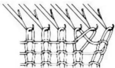 Empisal Knitmaster 305 - INCREASING ONE STITCH FULLY FASHIONED - 5