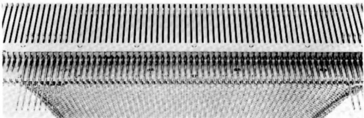 Empisal Knitmaster 305 - PARTIAL KNITTING - DARTS - 3